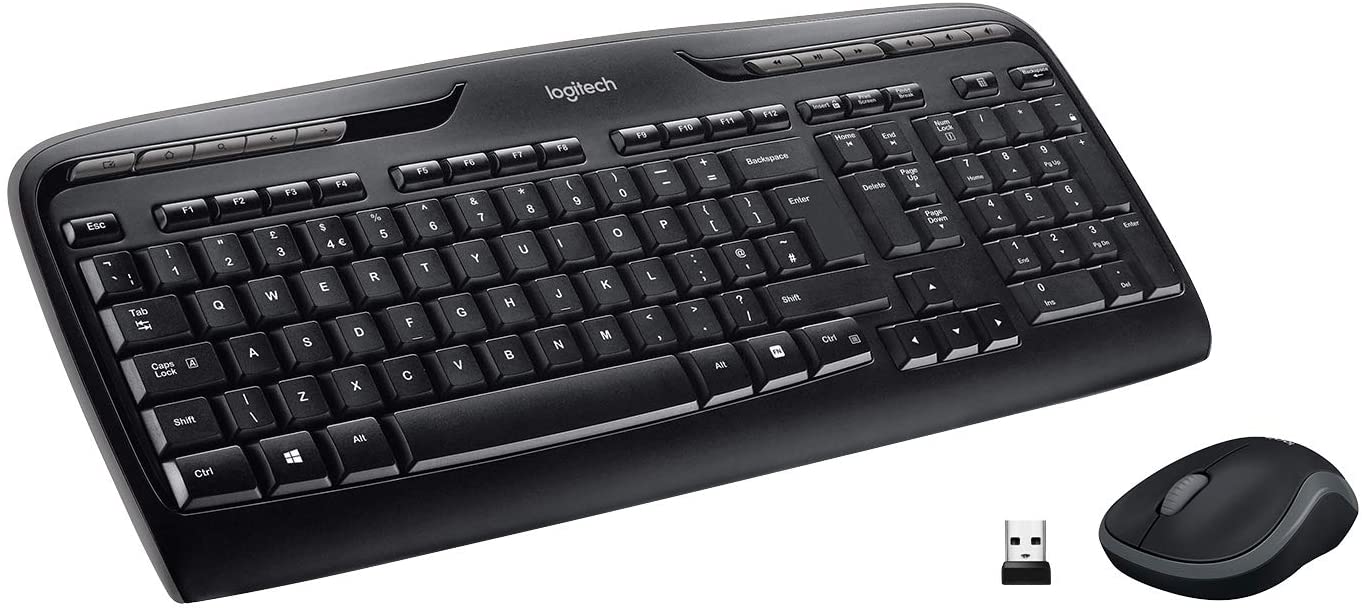 Bộ bàn phím chuột không dây Logitech MK330 wireless kết nối dễ dàng với usb wireless